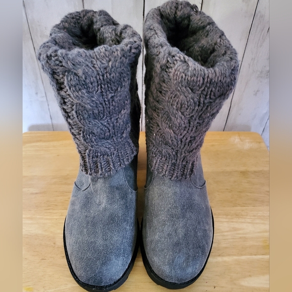 Women's Muk Luks Sweater Boots - Picture 4 of 6